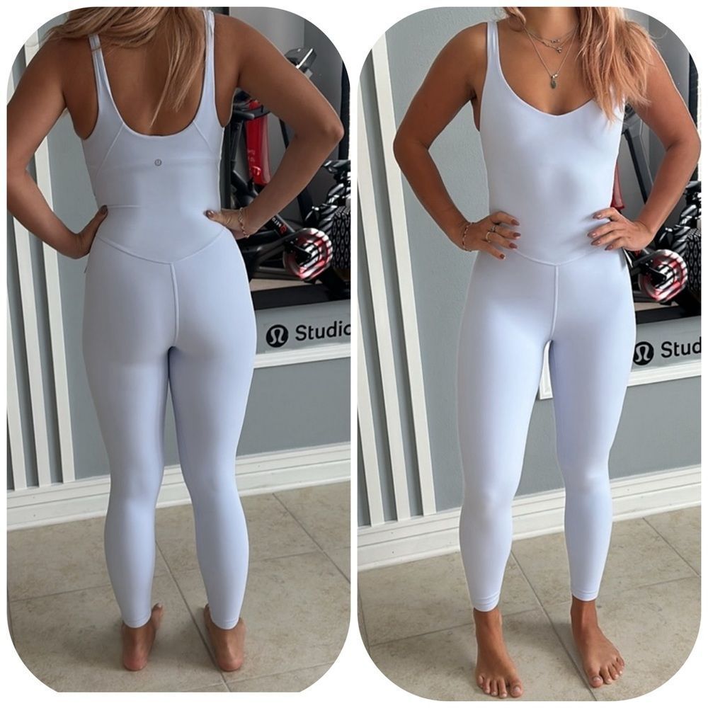 lululemon Align Bodysuit 25" NWT size 8 NWT BLISSFUL BLUE